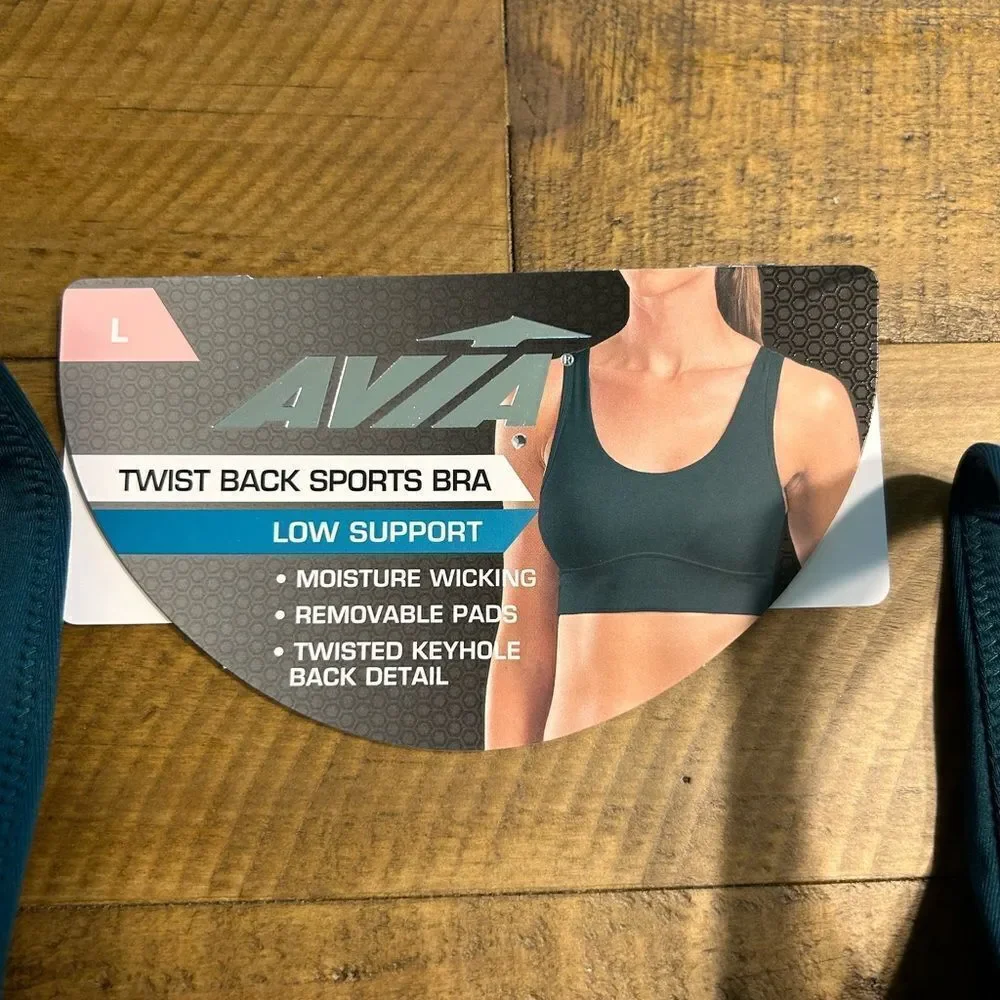 Avia Twist Back Sports Bra - Picture 5 of 6